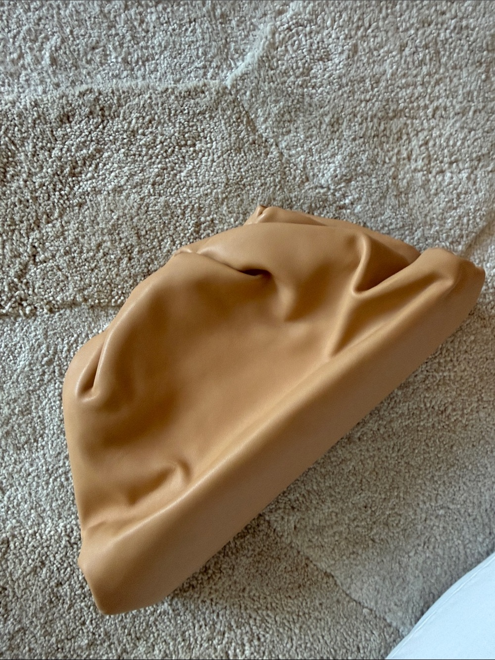 Bottega Veneta Tan Leather Pouch Clutch - Picture 3 of 6